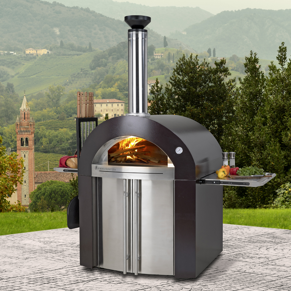 photo FVBEL500C oven turned on outdoors