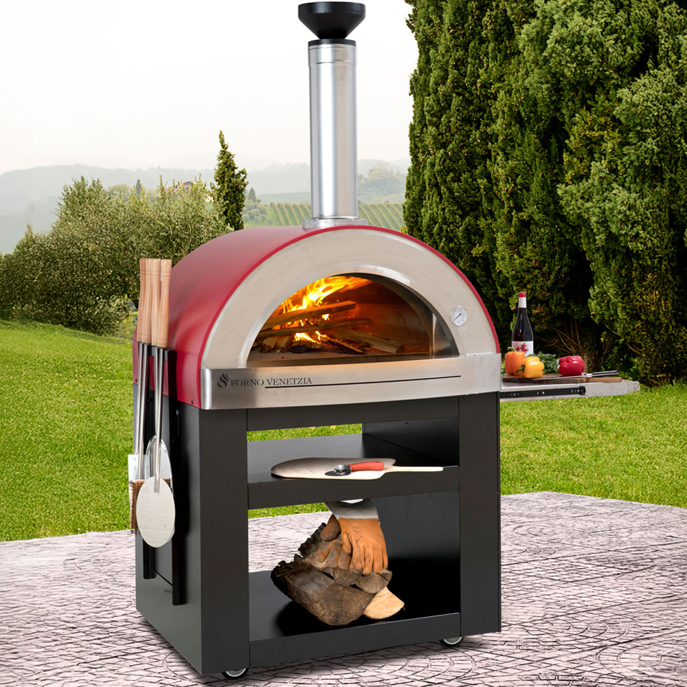photo FVBEL300R oven turned on outdoors