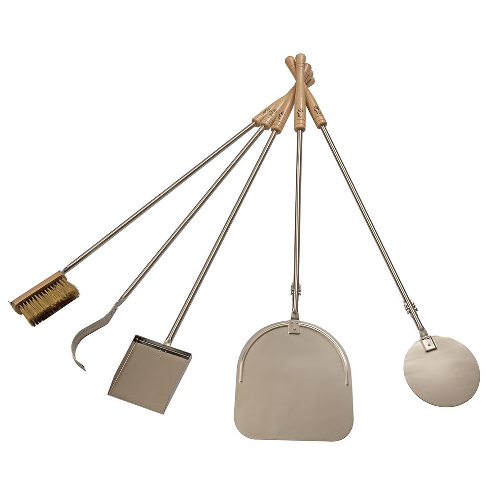 5 Piece set Complete Oven Pro Kit with Detachable large and small peels